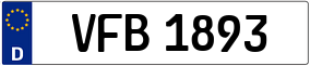 Truck License Plate